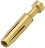 Modlink Heavy contact femelle à sertir 2,5mm doré, 0,5mm² 
