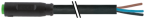Connecteur M8 femelle droit, avec sortie fils, à clipser (snap in) 