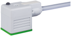 Connecteur pour électrovannes MSUD, forme A / 18 mm, noir, 24 V AC/DC 