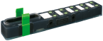 Exact8, 10xM8, 3-pol., boîtier NPN-LED 