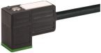 Connecteur MSUD pour électrovanne forme C 8 mm sortie fils 