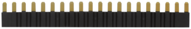 MIRO6,2 Débrochable barette de potentiel noir  3000-90000-0300020