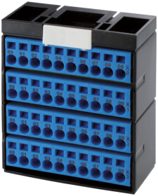 Bornier de potentiels Cube20 4 x bleu  56085