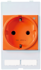 Module MSDD prise Allemagne couleur orange  4000-68000-0140000
