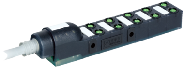Exact8, 10xM8, 4-pol., sortie câble  8000-80110-4110500