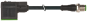 Rallonge M12-MSUD, Connecteur pour EV Forme A-18mm, Led jaune, 