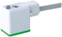 Connecteur d'électrovanne MSUD forme BI 11mm 